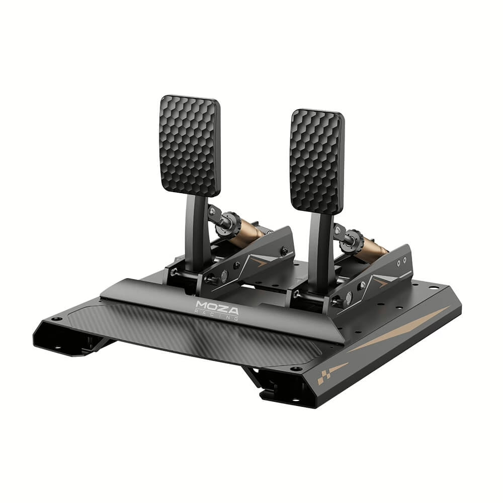 PEDALES MOZA CRP2 SIMULADOR LOAD CELL PEDALS THROTTLE + BRAKE NEGRO