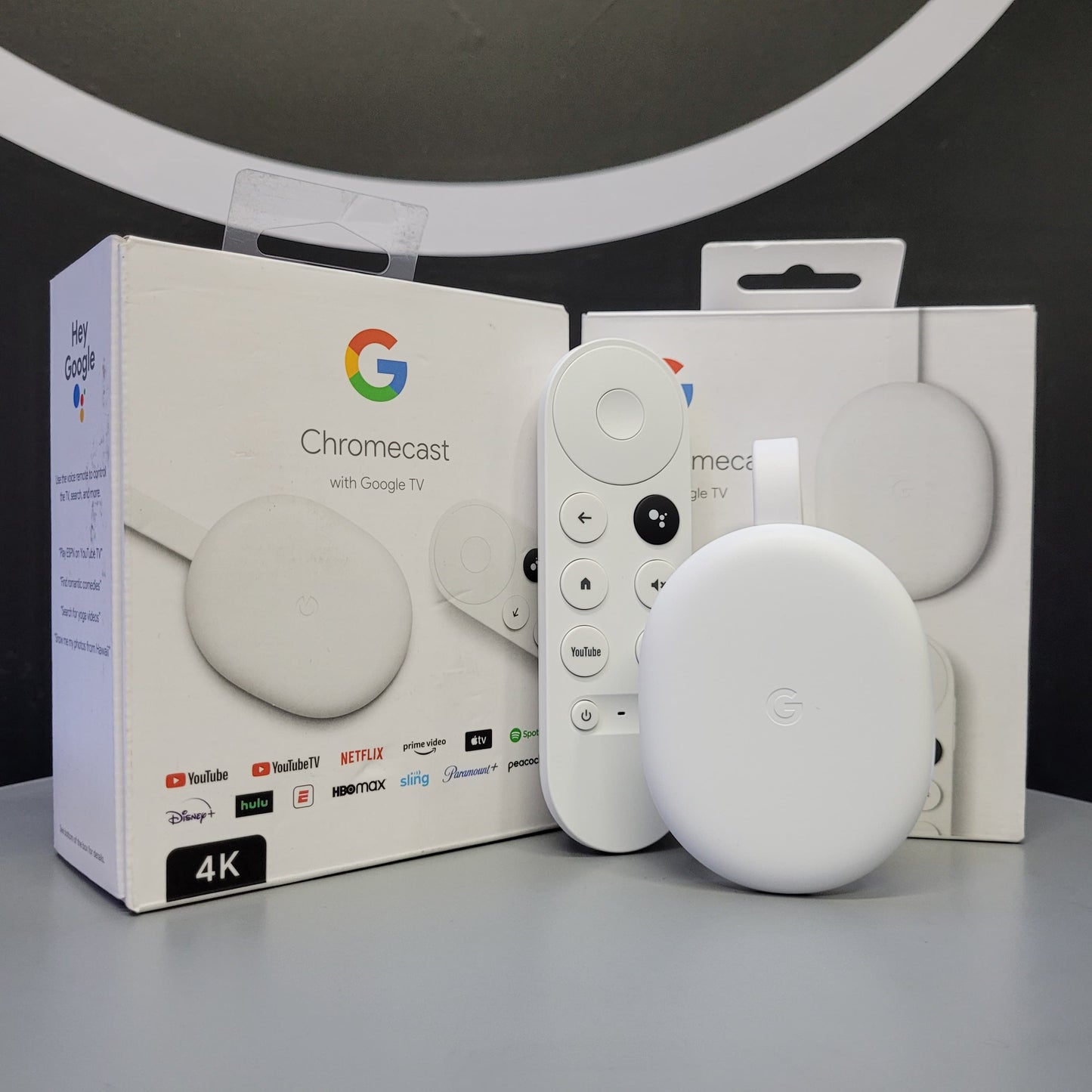 GOOGLE CHROMECAST 4 4K CON GOOGLE TV - Premium STREAMING STICK de Google - Solo $130887! Compra ahora Web3Arg