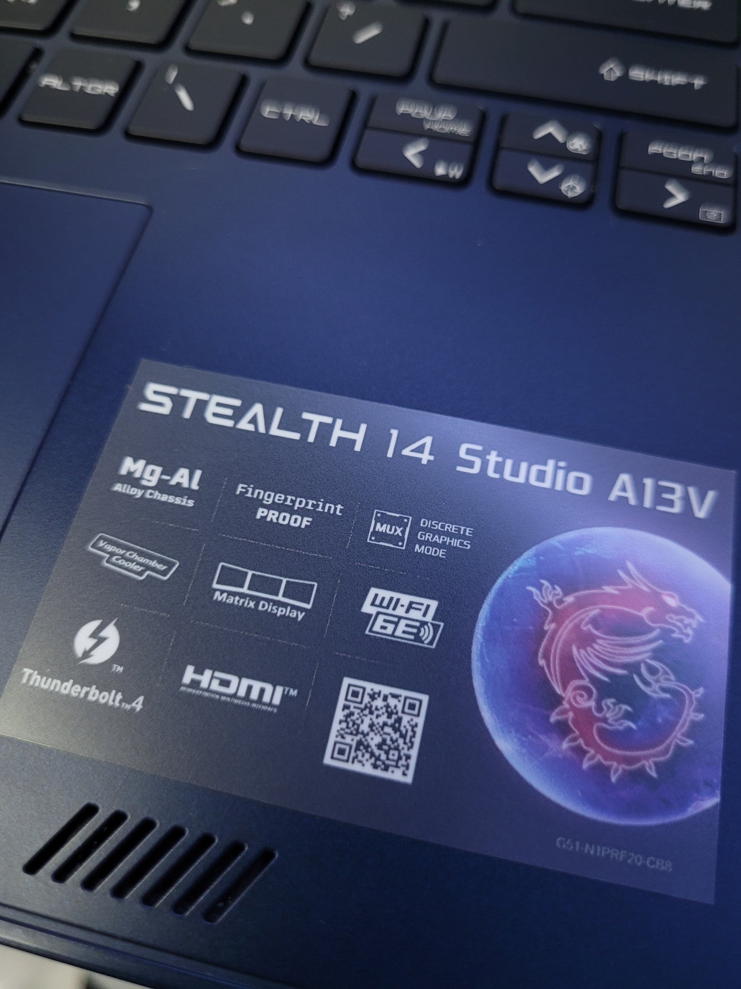 MSI STEALTH 14 STUDIO A13VF CORE I7 13620H 1TB SSD 16GB RAM NVIDIA RTX 4060 - Premium Notebook de MSI - Solo $2444000! Compra ahora Web3Arg
