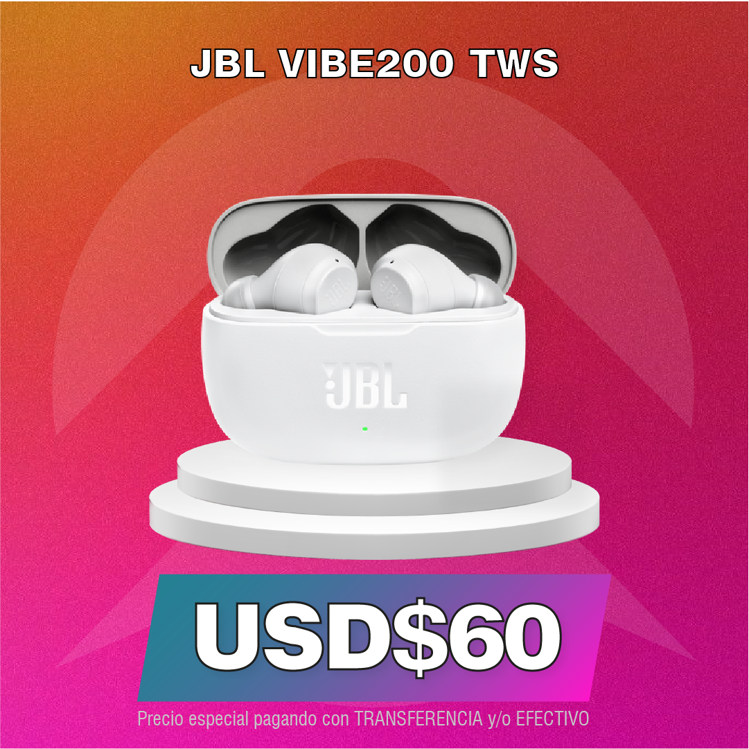 Auriculares Bluetooth Jbl Vibe 200 Tws Original