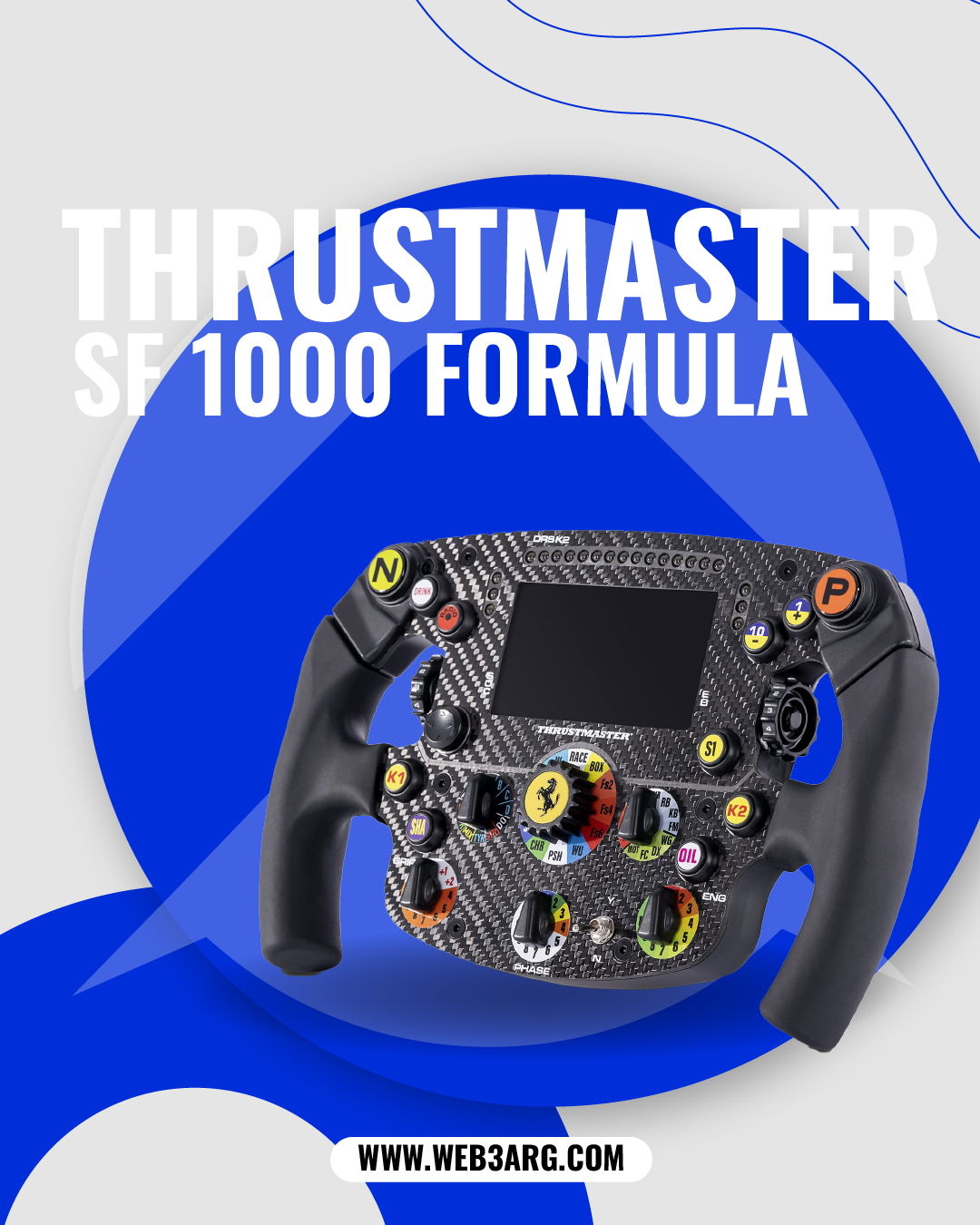 VOLANTE THRUSTMASTER SF1000 F1 FERRARI PC PS5 XBOX - Premium Hardware de THRUSTMASTER - Solo $1450000! Compra ahora Web3Arg