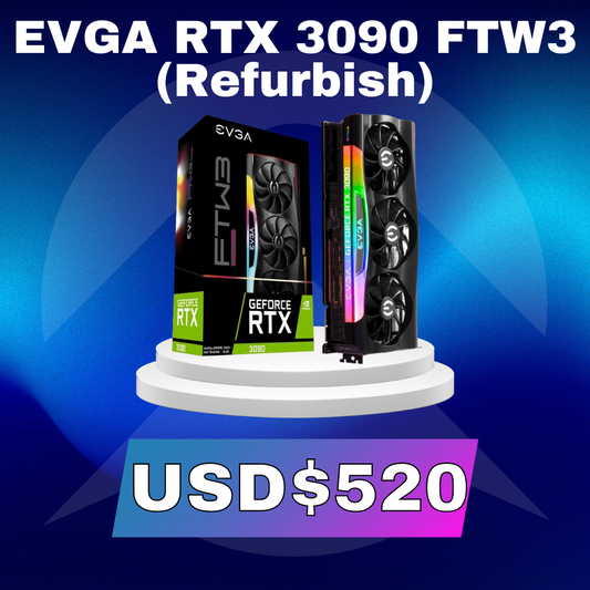 EVGA NVIDIA RTX 3090 FTW3 ULTRA GAMING GDDR6X 24GB (REFURBISH) - Premium Placas de Video de EVGA - Solo $780000! Compra ahora Web3Arg