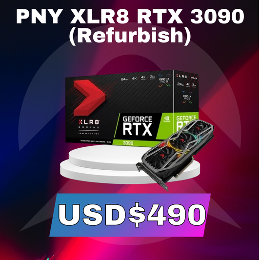 PNY XLR8 GAMING NVIDIA RTX 3090 24GB (REFURBISH) - Premium Placas de Video de PNY - Solo $750000! Compra ahora Web3Arg