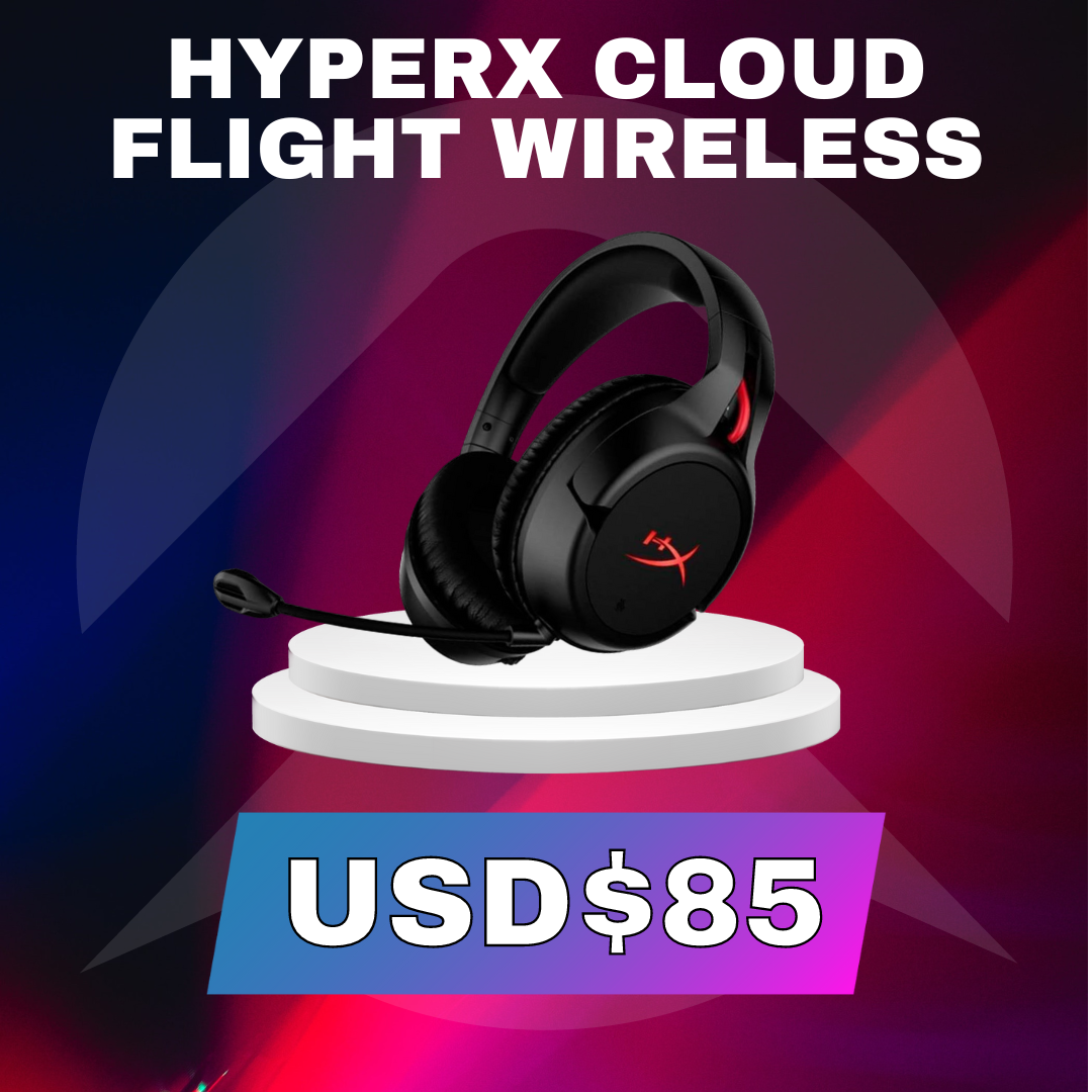 HYPERX CLOUD FLIGHT WIRELESS HEADSET INALAMBRICO - Premium Auriculares de HYPERX - Solo $115133! Compra ahora Web3Arg