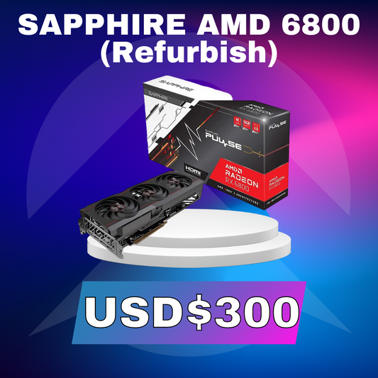 SAPPHIRE PULSE AMD RADEON RX 6800 16GB (REFURBISH) - Premium Placas de Video de AMD - Solo $387000! Compra ahora Web3Arg