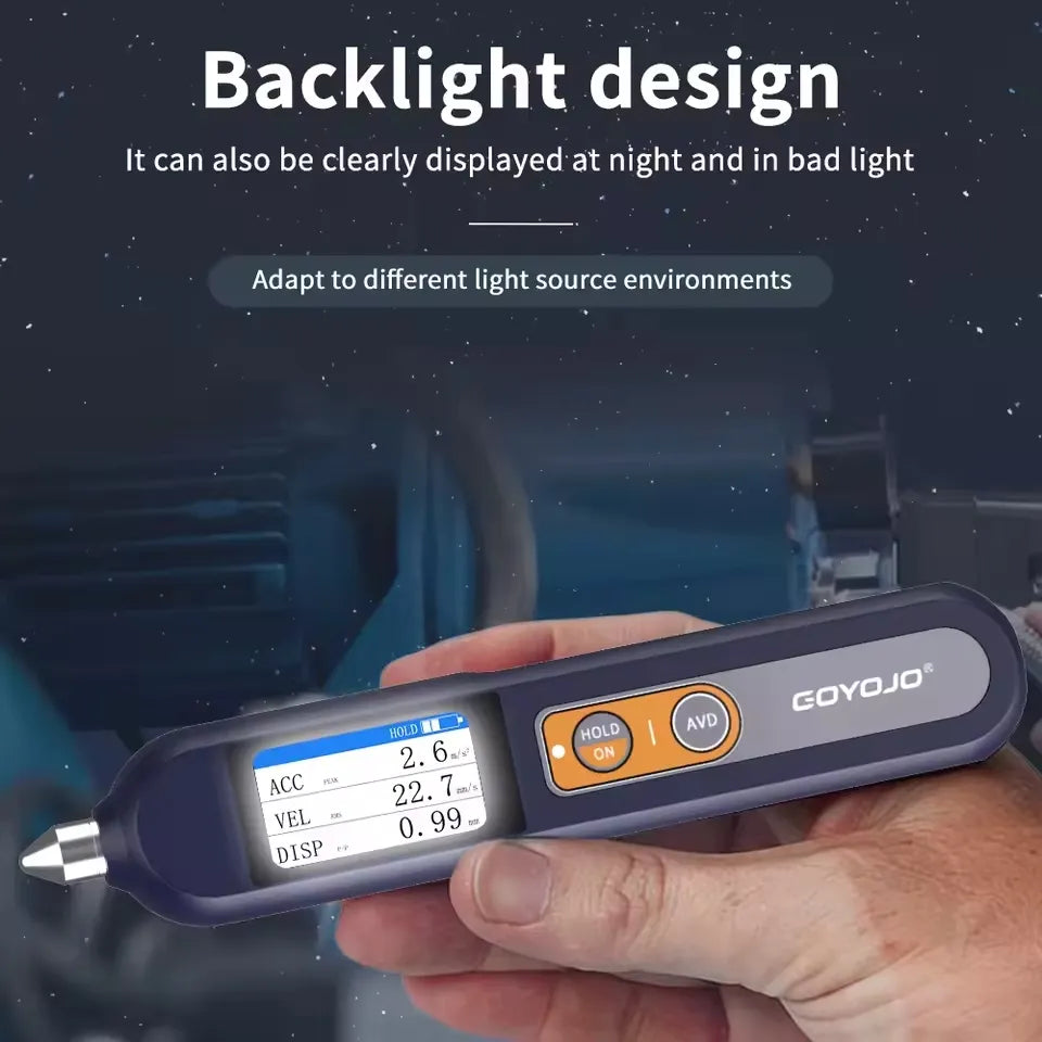 GOYOJO VIBROMETRO MEDIDOR DE VIBRACIONES ALTA PRECISION