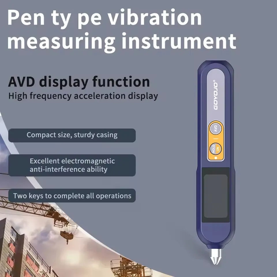 GOYOJO VIBROMETRO MEDIDOR DE VIBRACIONES ALTA PRECISION