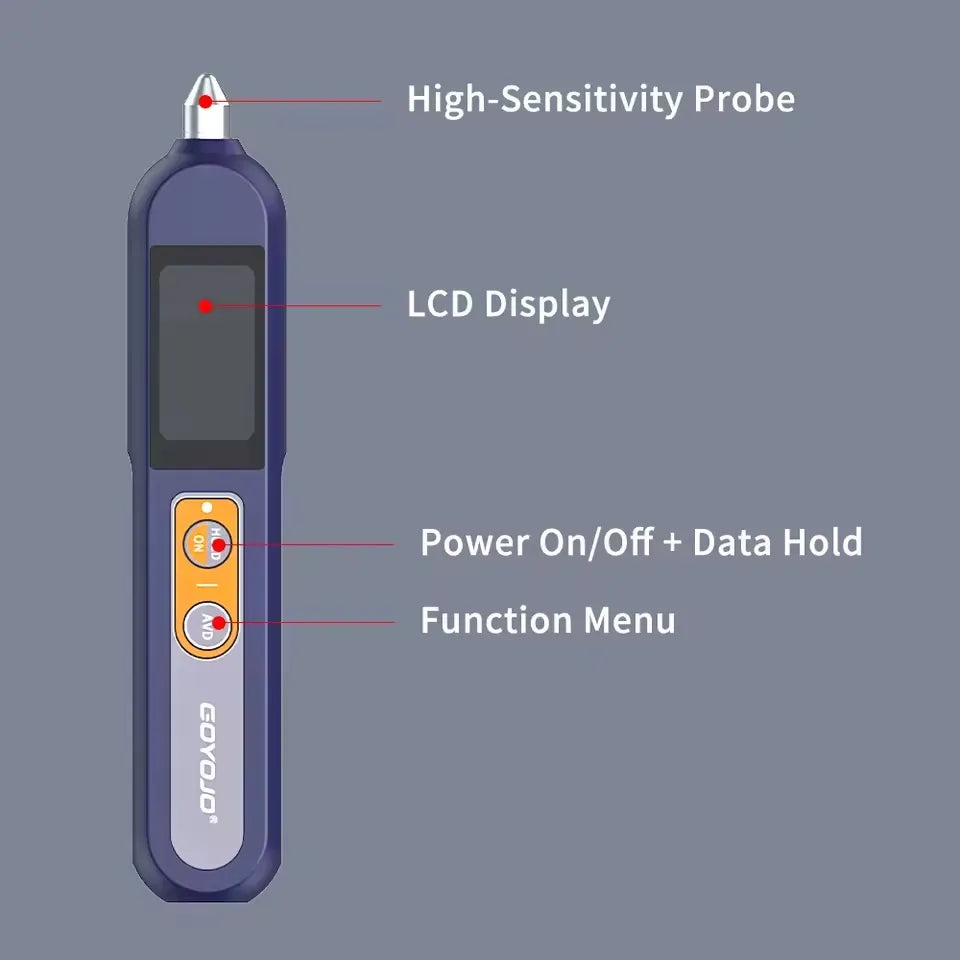 GOYOJO VIBROMETRO MEDIDOR DE VIBRACIONES ALTA PRECISION
