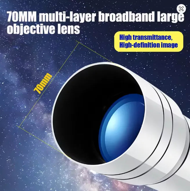 BORWOLF 70400 TELESCOPIO ASTRONOMICO 333X 400X70 C/TRIPODE