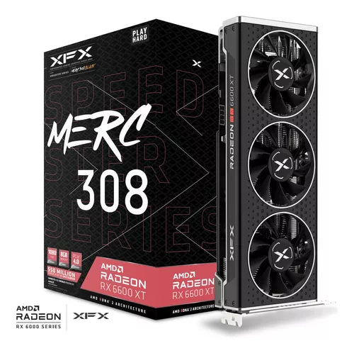 PLACA DE VIDEO XFX MERC 308 AMD RADEON RX 6600 XT 8GB (USADA) - Premium Placas de Video de XFX - Solo $249000! Compra ahora Web3Arg