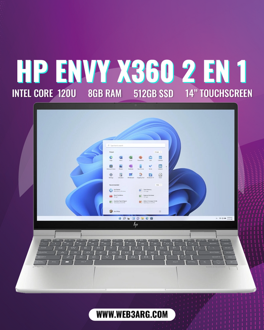 HP ENVY X360 14-ES1013 2-IN-1 Core 5 120U 512GB SSD 8GB 14" (1920x1080) TOUCHSCREEN