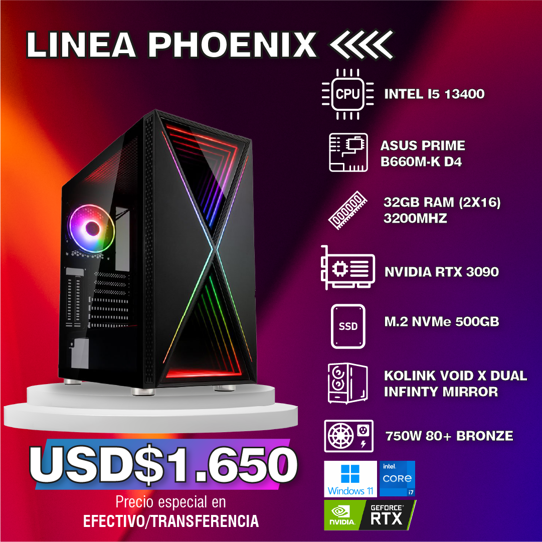 PC LINEA PHOENIX - Premium Computadoras de Web3Arg - Solo $2150000! Compra ahora Web3Arg