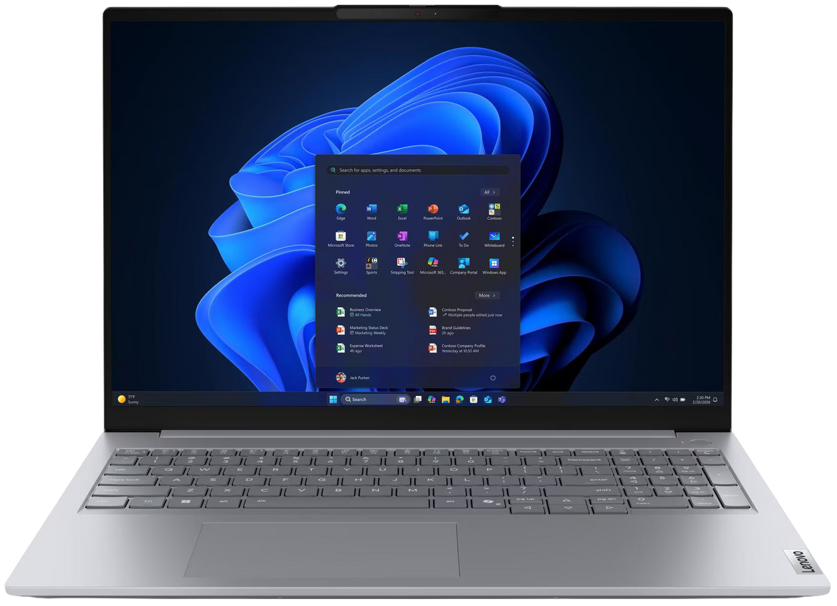 LENOVO THINKBOOK 16 GEN 9 CORE 7 240H 512GB SSD 16GB 16" (1920x1200) TOUCHSCREEN 120Hz WIN11 PRO