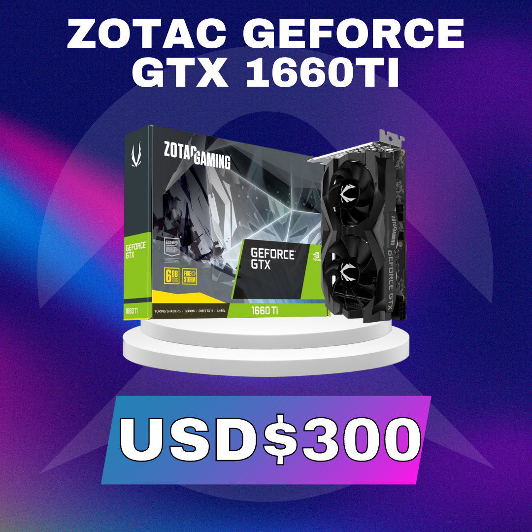 ZOTAC GAMING GEFORCE GTX 1660TI 6GB - Premium Placas de Video de Zotac - Solo $428125! Compra ahora Web3Arg