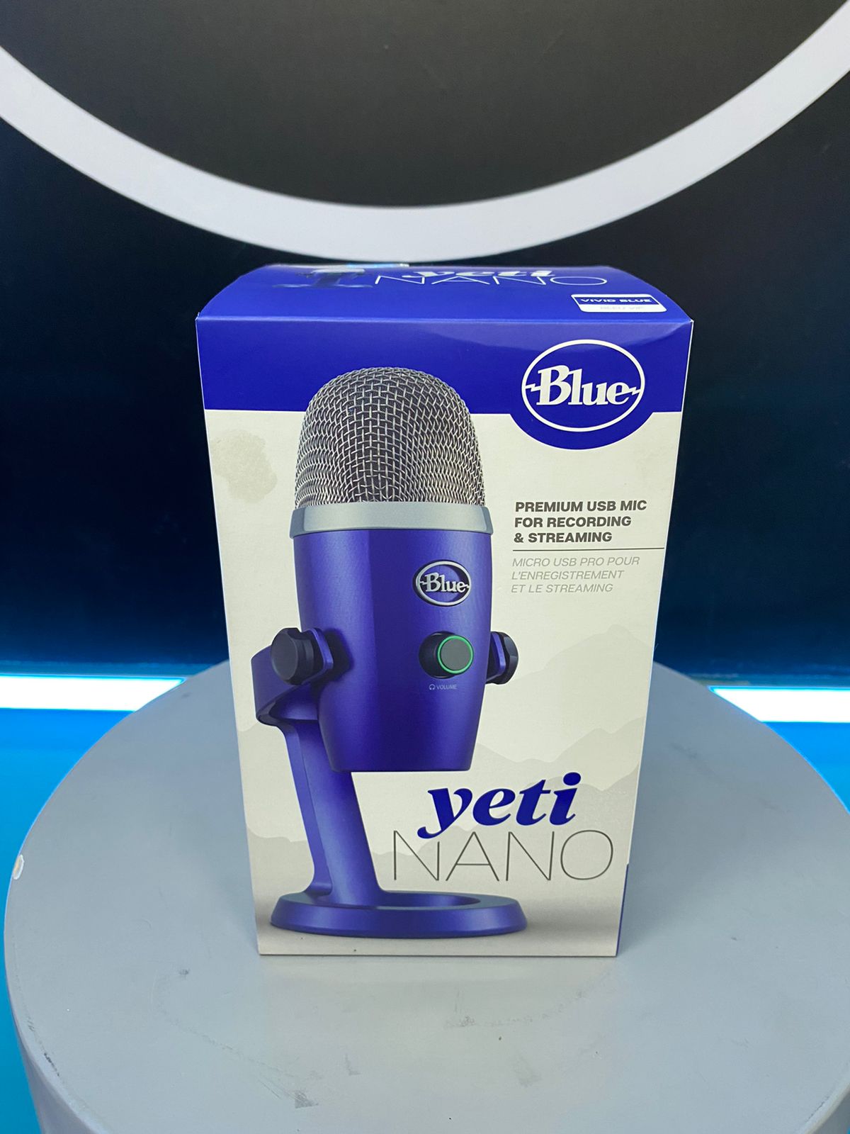 MICROFONO BLUE YETI NANO VIVID BLUE - Premium Micrófonos de Web3Arg - Solo $222625! Compra ahora Web3Arg