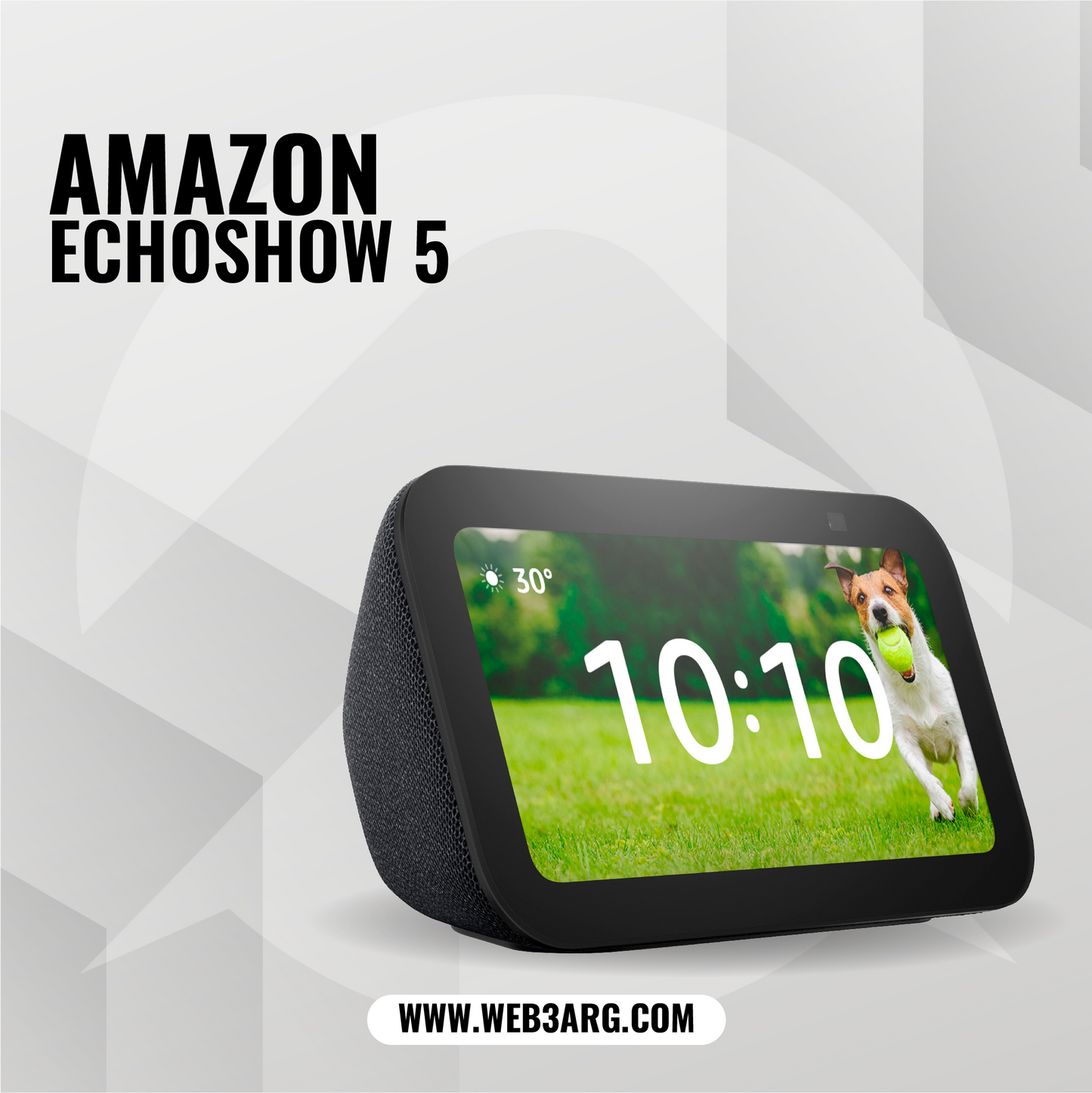 AMAZON ECHO SHOW 5 3TH GEN COLOR NEGRO - Premium Parlante de Amazon - Solo $175000! Compra ahora Web3Arg