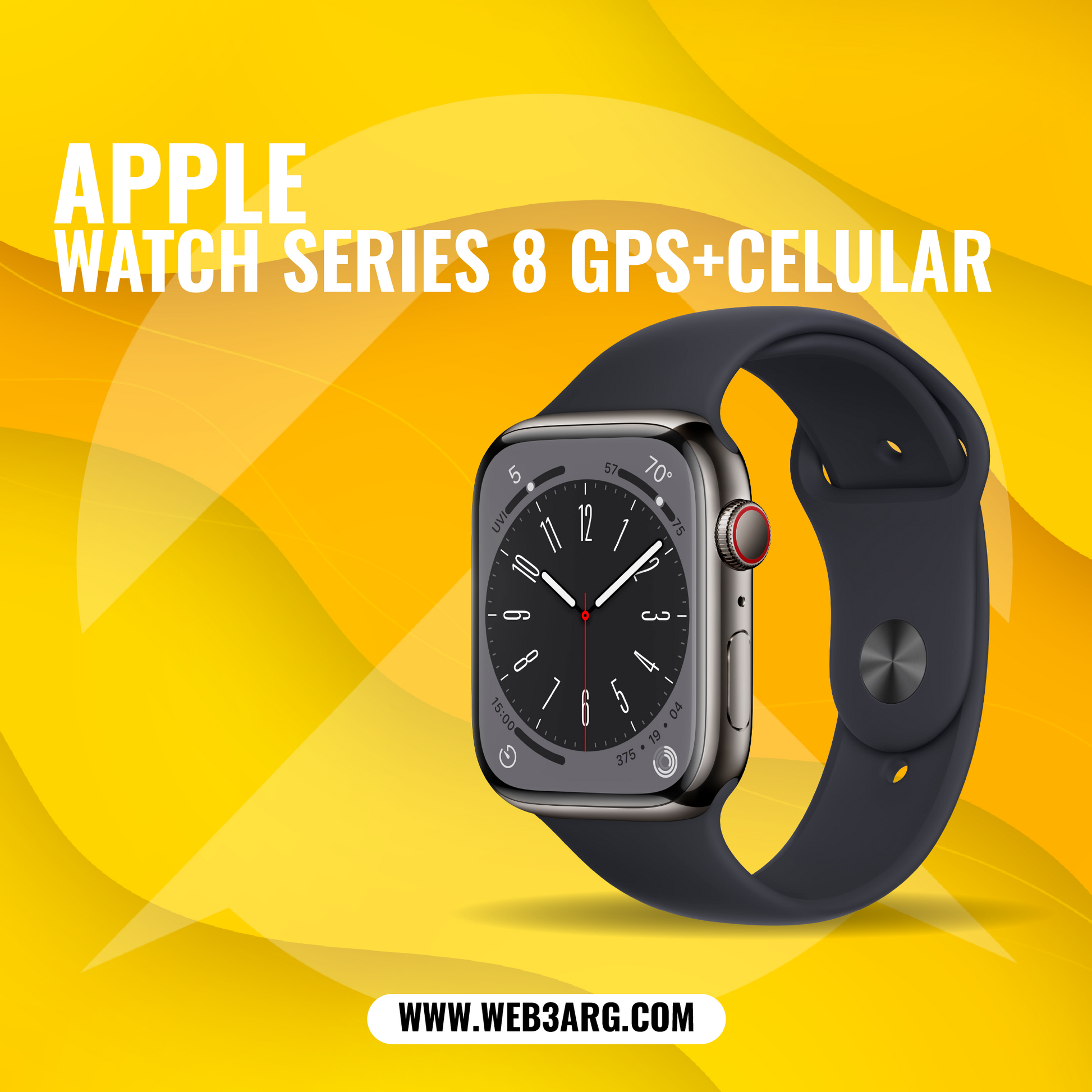 APPLE WATCH SERIES 8 45MM GPS + CELULAR - Premium Reloj de Apple - Solo $1007812.50! Compra ahora Web3Arg