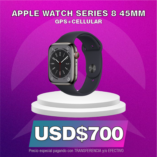 APPLE WATCH SERIES 8 45MM GPS + CELULAR - Premium Reloj de Apple - Solo $1137500! Compra ahora Web3Arg