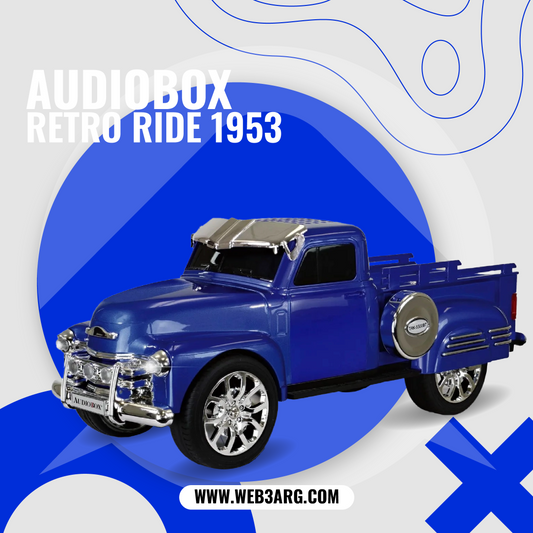 PARLANTE AUDIOBOX RETRO RIDE 1953 - Premium Parlante de Audiobox - Solo $77062.50! Compra ahora Web3Arg