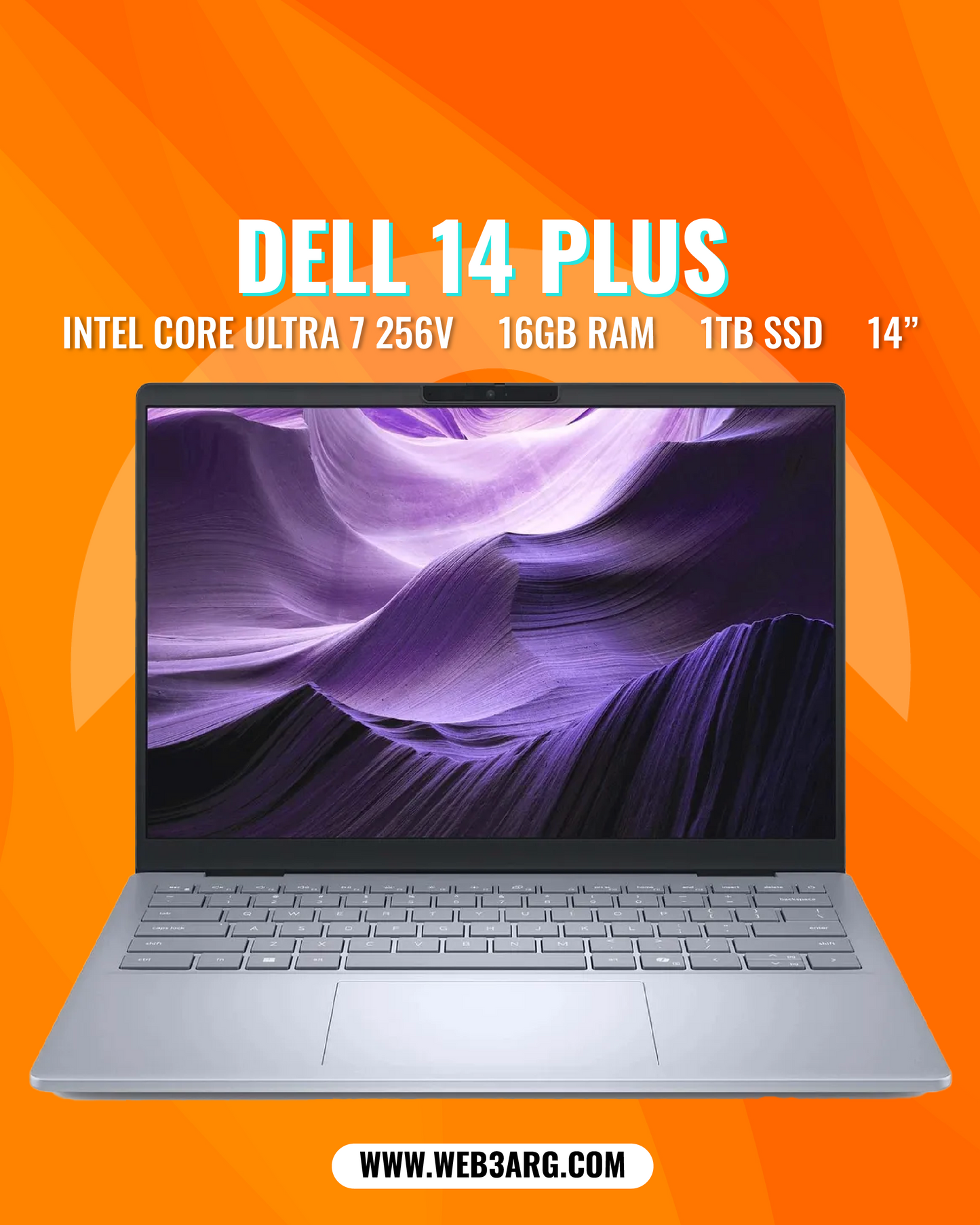 DELL 14 PLUS CORE ULTRA 7 256V 1TB SSD 16GB RAM 14" (2560x1600) 120HZ