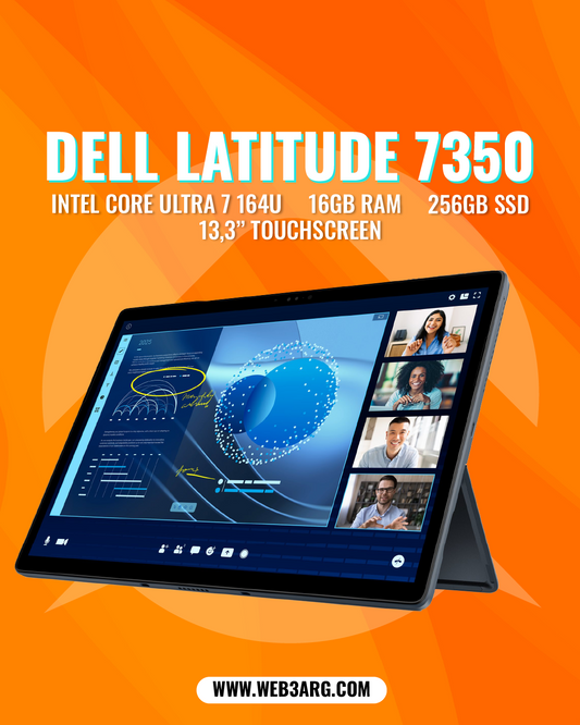 DELL LATITUDE 7350 2-IN-1 CORE ULTRA 7 164U 256GB 16GB 13.3" (2880x1920) TOUCHSCREEN