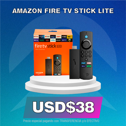 AMAZON FIRE TV STICK LITE CONTROL DE VOZ FULL HD - Premium Streaming Stick de Amazon - Solo $84000! Compra ahora Web3Arg
