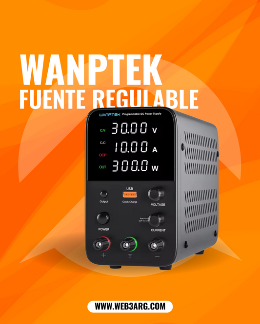 FUENTE DE ALIMENTACION CC REGULABLE 120 VOLTS 3 AMP 4 DIG