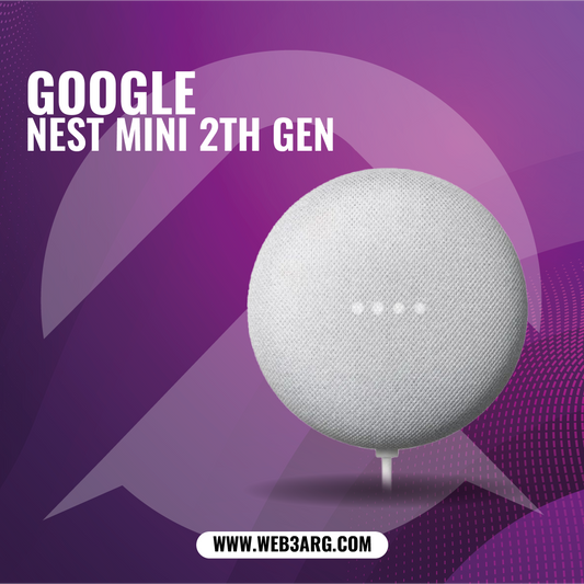 GOOGLE NEST MINI 2DA GEN C/ASISTENTE GOOGLE - Premium Hub de Google - Solo $81250! Compra ahora Web3Arg