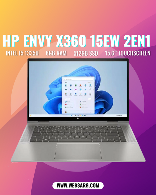 HP ENVY X360 15-EW1058 2-IN-1 CORE I5-1335U 512GB SSD 8GB 15.6" (1920x1080) TOUCHSCREEN