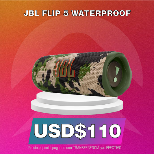 JBL FLIP 5 WATERPROOF - Premium Parlante de JBL - Solo $203125! Compra ahora Web3Arg