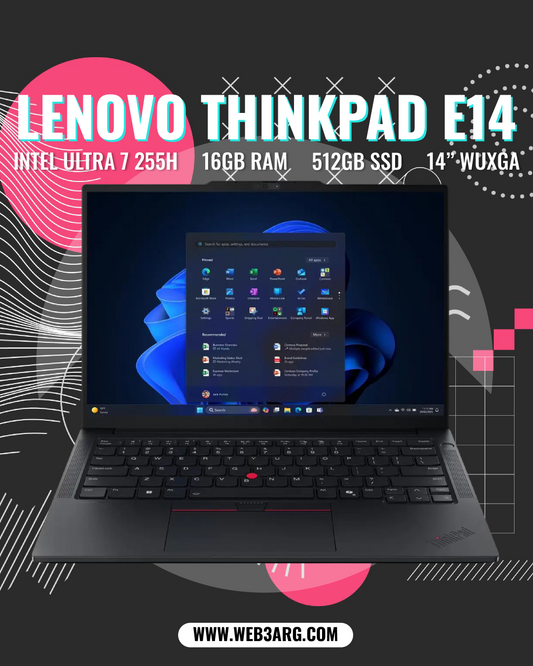 LENOVO THINKPAD E14 GEN 7 CORE ULTRA 7 255H 512GB SSD 16GB 14" (1920x1200) WIN11 PRO