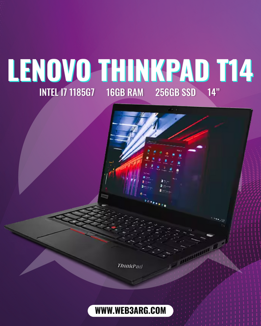LENOVO THINKPAD T14 GEN 2 CORE I7-1185G7 256GB SSD 16GB 14" (1920x1080)