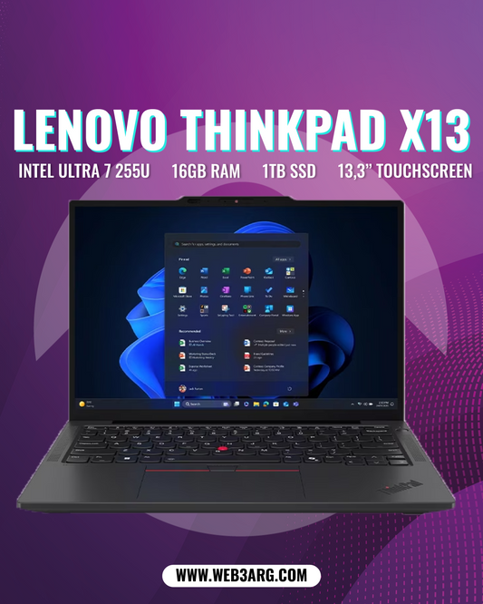 LENOVO THINKPAD X13 GEN 6 CORE ULTRA 7 255U 1TB SSD 16GB 13.3" (1920x1200) TOUCHSCREEN