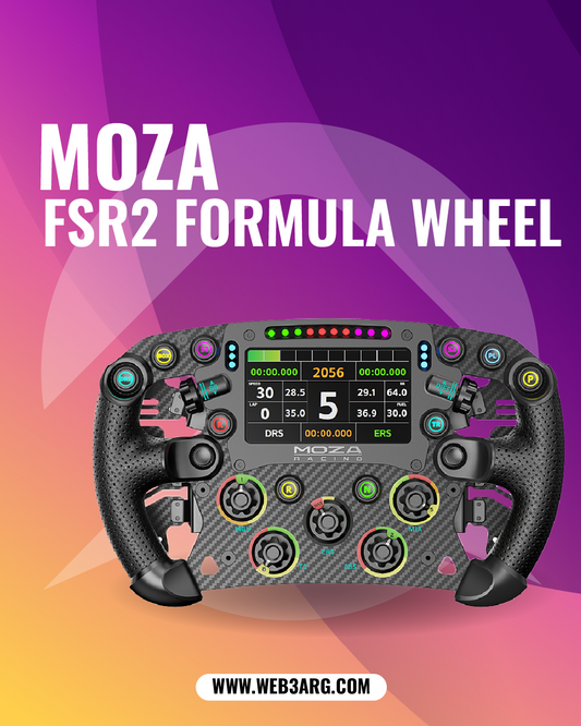 VOLANTE MOZA FSR2 FORMULA WHEEL NEGRO