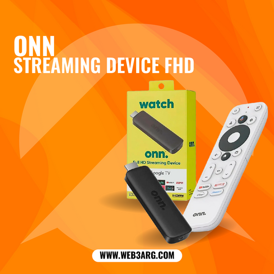 CONVERSOR ONN SMART STREAMING STICK FULL HD GOOGLE TV - Premium Streaming Stick de ONN - Solo $55000! Compra ahora Web3Arg