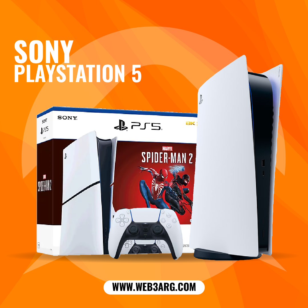 SONY PLAYSTATION 5 SLIM 1TB SPIDERMAN 2 COLOR BLANCO DIGITAL - Premium PlayStation de Sony - Solo $1194375! Compra ahora Web3Arg