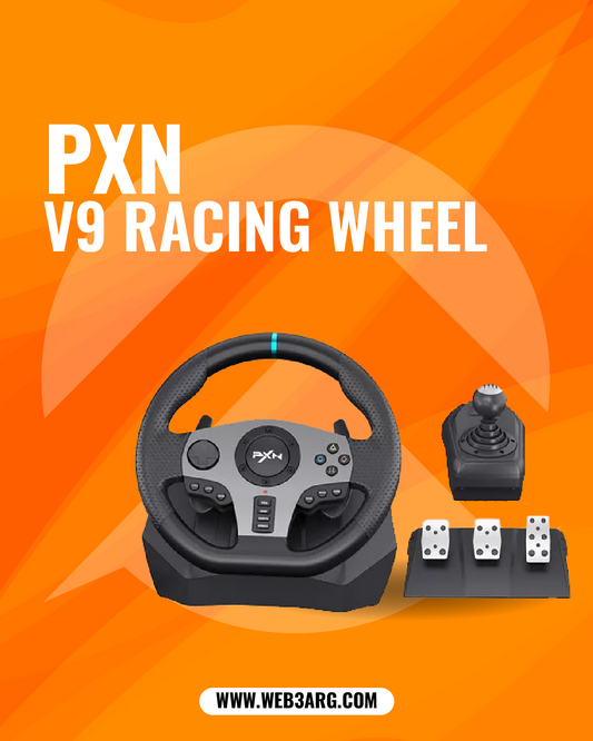 VOLANTE SIMULADOR PALANCA Y PEDALES PXN V9 PS4 XBOX ONE PC - Premium Hardware de PXN - Solo $789000! Compra ahora Web3Arg