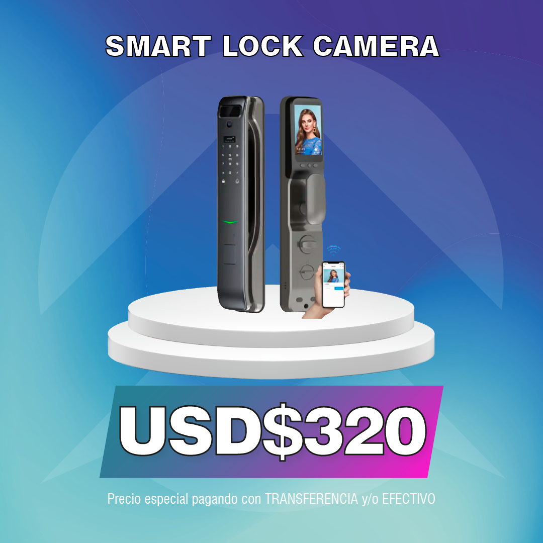 SMART LOCK CAMERA - Premium cerraduras de Web3Arg - Solo $548000! Compra ahora Web3Arg