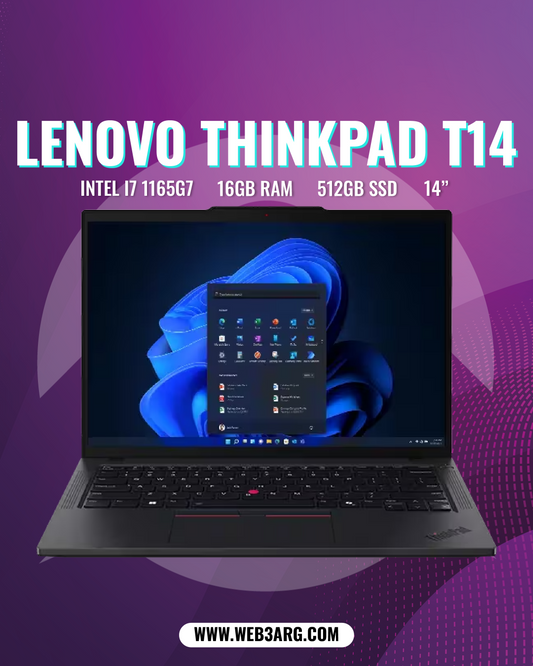 (OUTLET) LENOVO THINKPAD T14 GEN 2 CORE I7-1185G7 512GB SSD 16GB 14" (1920x1080)