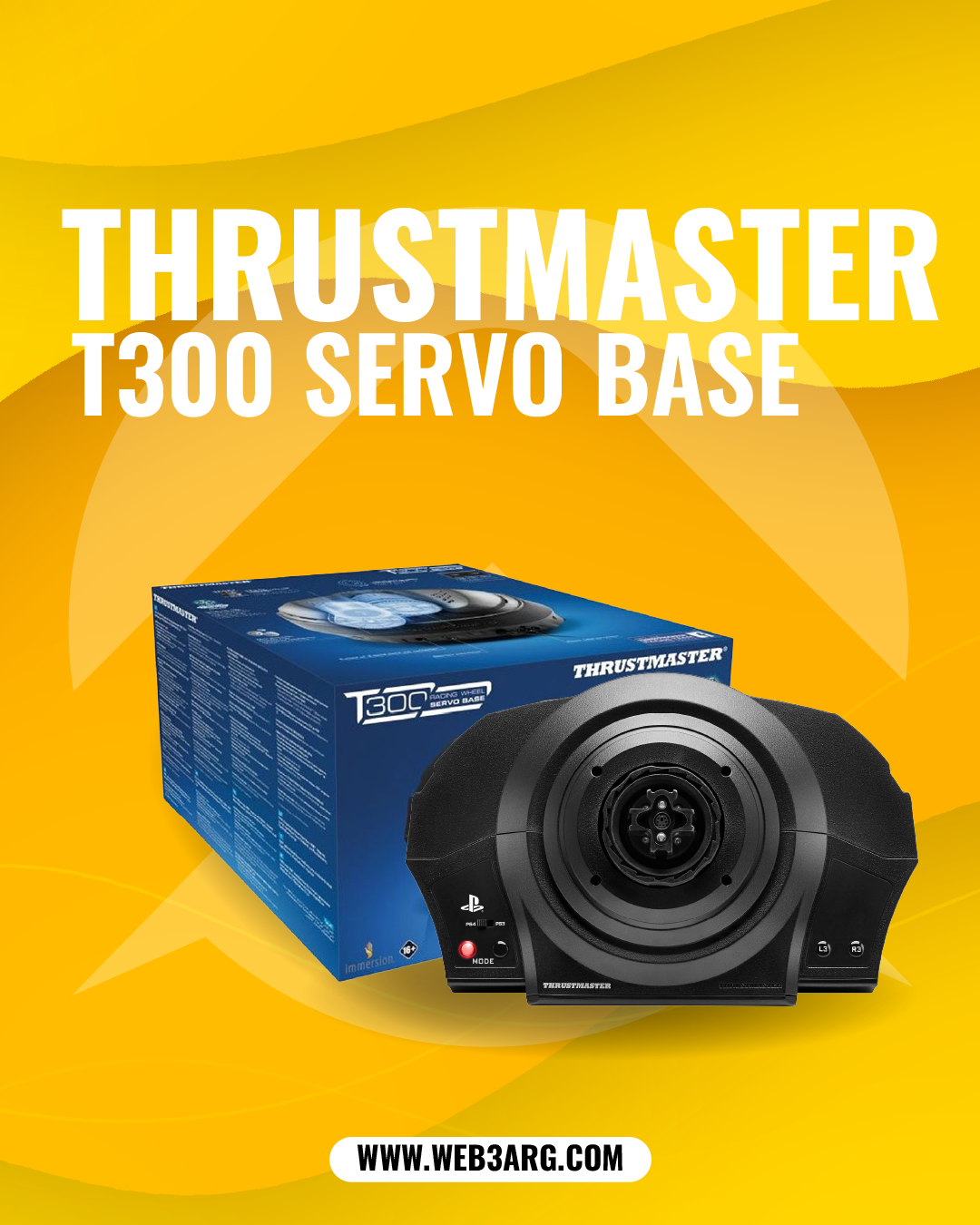 THRUSTMASTER T300 RACING WHEEL SERVO BASE PS4 PC PS5 - Premium Hardware de THRUSTMASTER - Solo $1050000! Compra ahora Web3Arg