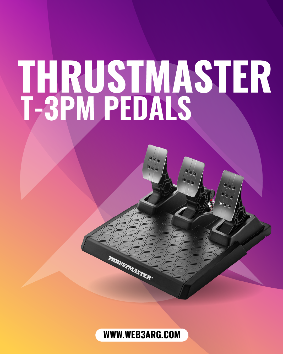 PEDALES THRUSTMASTER T3PM PC PS5 PS4 XBOX - Premium Hardware de THRUSTMASTER - Solo $520000! Compra ahora Web3Arg
